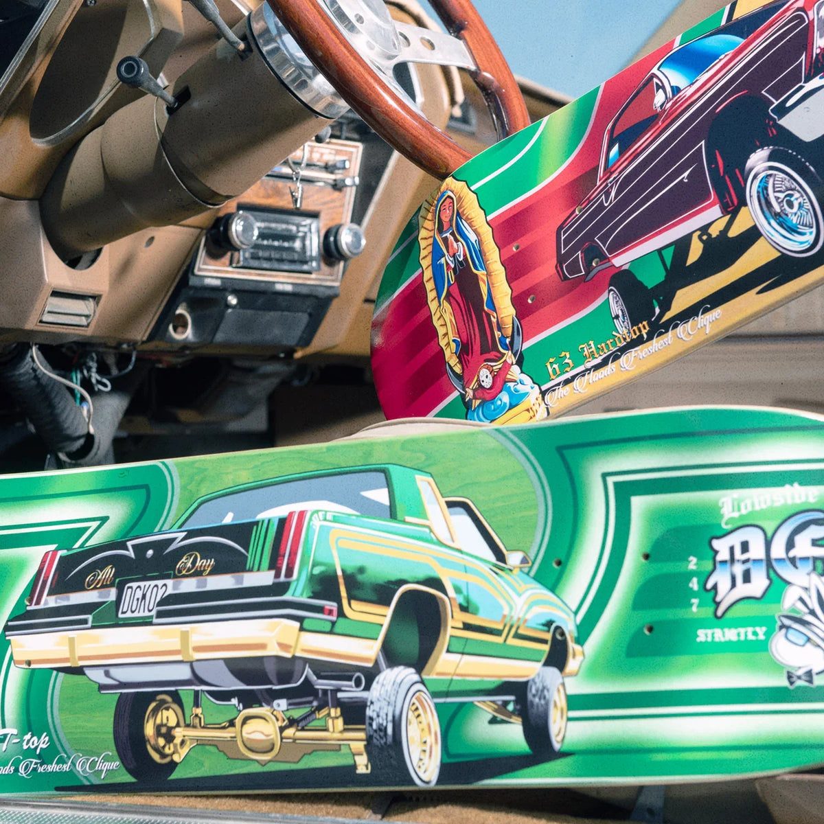 ★ LOWRIDER STREET BOARD DGK_Hardtop_8.25_T-Top_8.