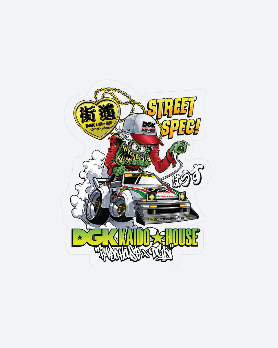 Dgk x Kaido House Wide Open Sticker– DGK®