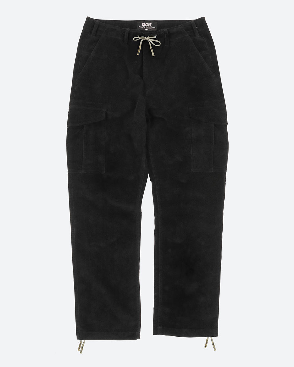 【KOOLOSET】Corduroy Smog Cargo Banding Pants Ultra Baggy Corduroy Cargo Pants - Vintage Blue | mnml