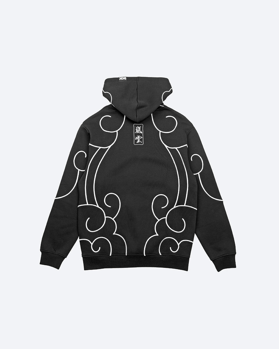 新品タグ付きembroidery op BLACK Arashi Embroidered Hooded Fleece– DGK®