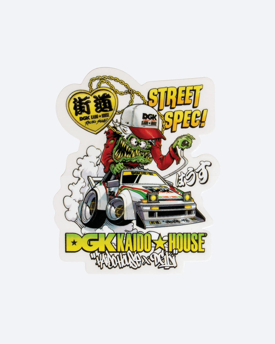 Dgk x Kaido House Wide Open Sticker– DGK®