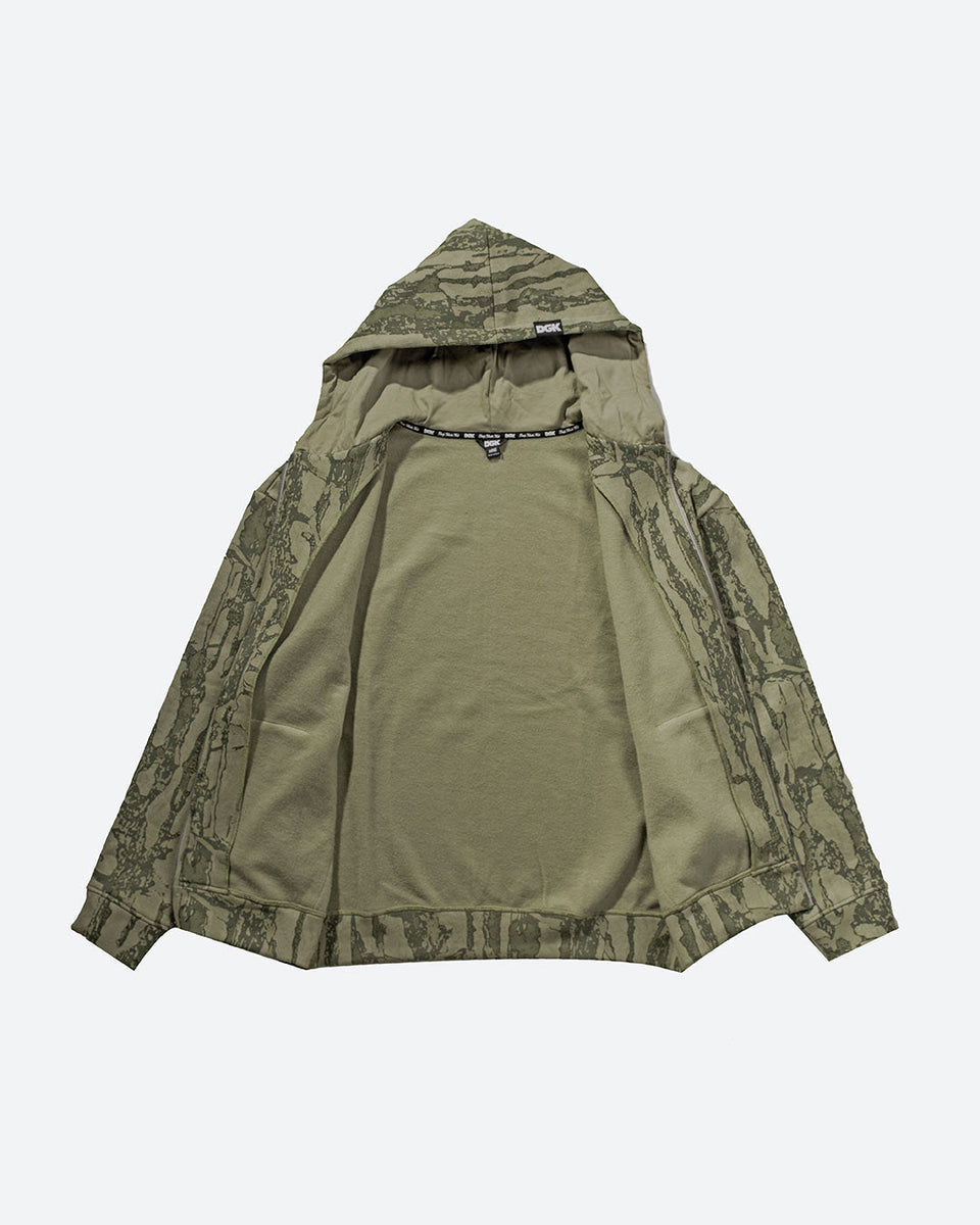 Cortex Embroidered Zip-Up Hooded Fleece– DGK®