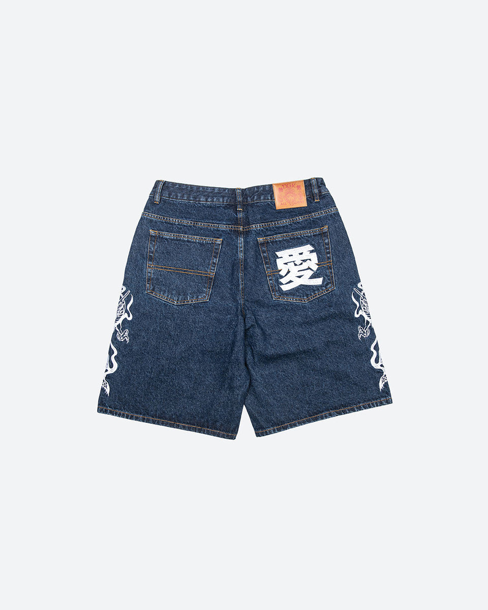 Hydra Embroidered Denim Shorts– DGK®