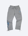Praise Embroidered Fleece Pants