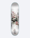 Ancestry White Skateboard Deck