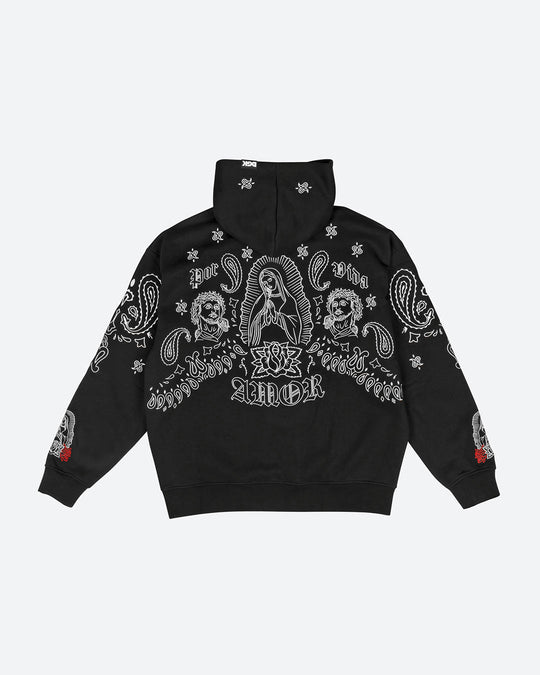 Trinidad Embroidered Hooded Fleece
