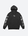 Crazy Life Embroidered Hooded Fleece