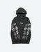 Crazy Life Embroidered Hooded Fleece
