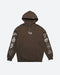 Crazy Life Embroidered Hooded Fleece