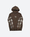 Crazy Life Embroidered Hooded Fleece