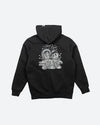 Fool For You Embroidered Zip-Up Hooded Fleece