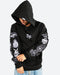 Crazy Life Embroidered Hooded Fleece