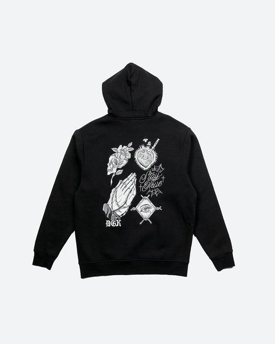 Inked Embroidered Hooded Fleece