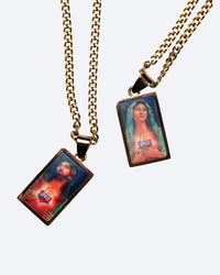 Pray Lenticular Necklace