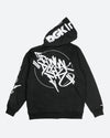 DGK x Ironlak Tag Zip-Up Embroidered Hooded Fleece