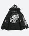 DGK x Ironlak Tag Zip-Up Embroidered Hooded Fleece