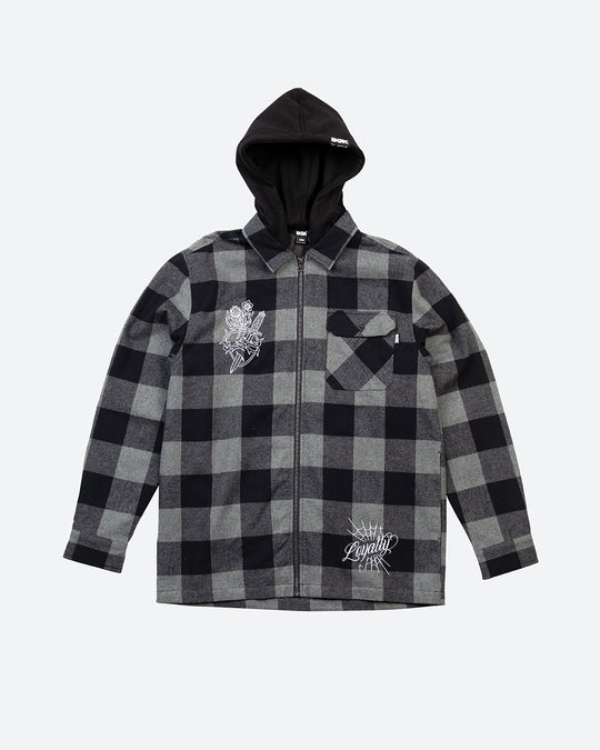 Monterey Embroidered Flannel Shacket