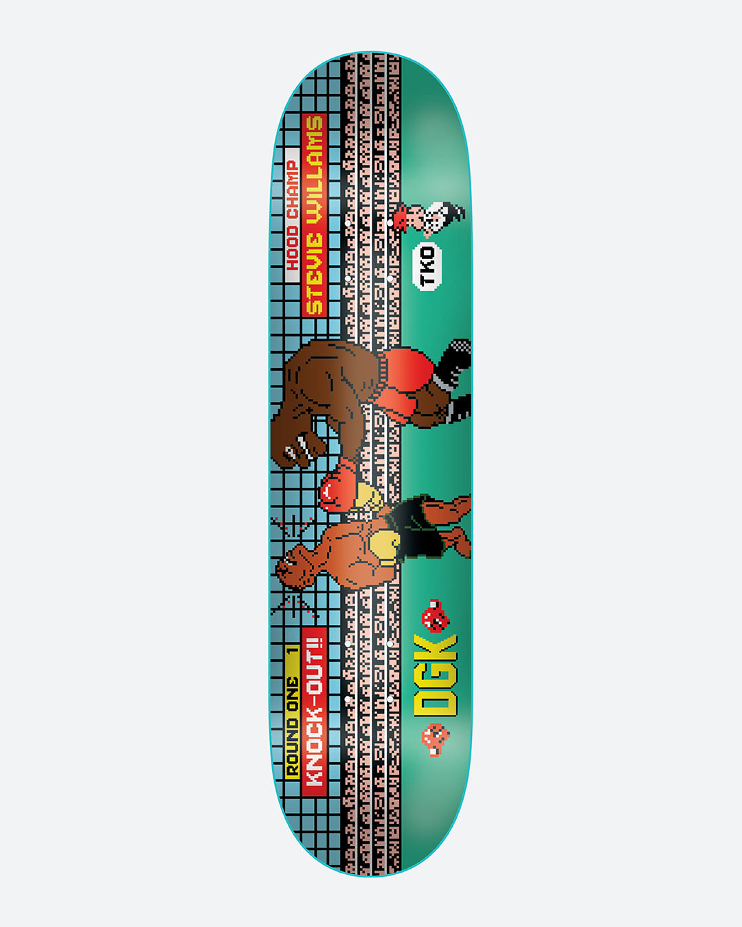 8-Bit TKO Stevie Skateboard Deck– DGK®