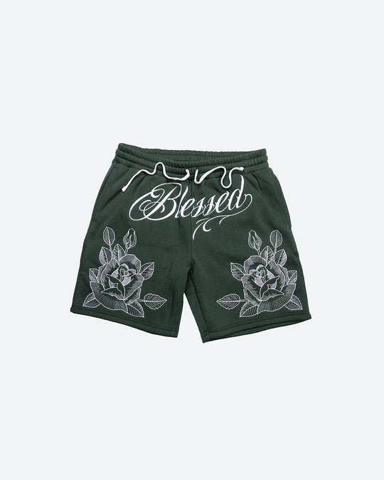 Saints Embroidered Fleece Shorts