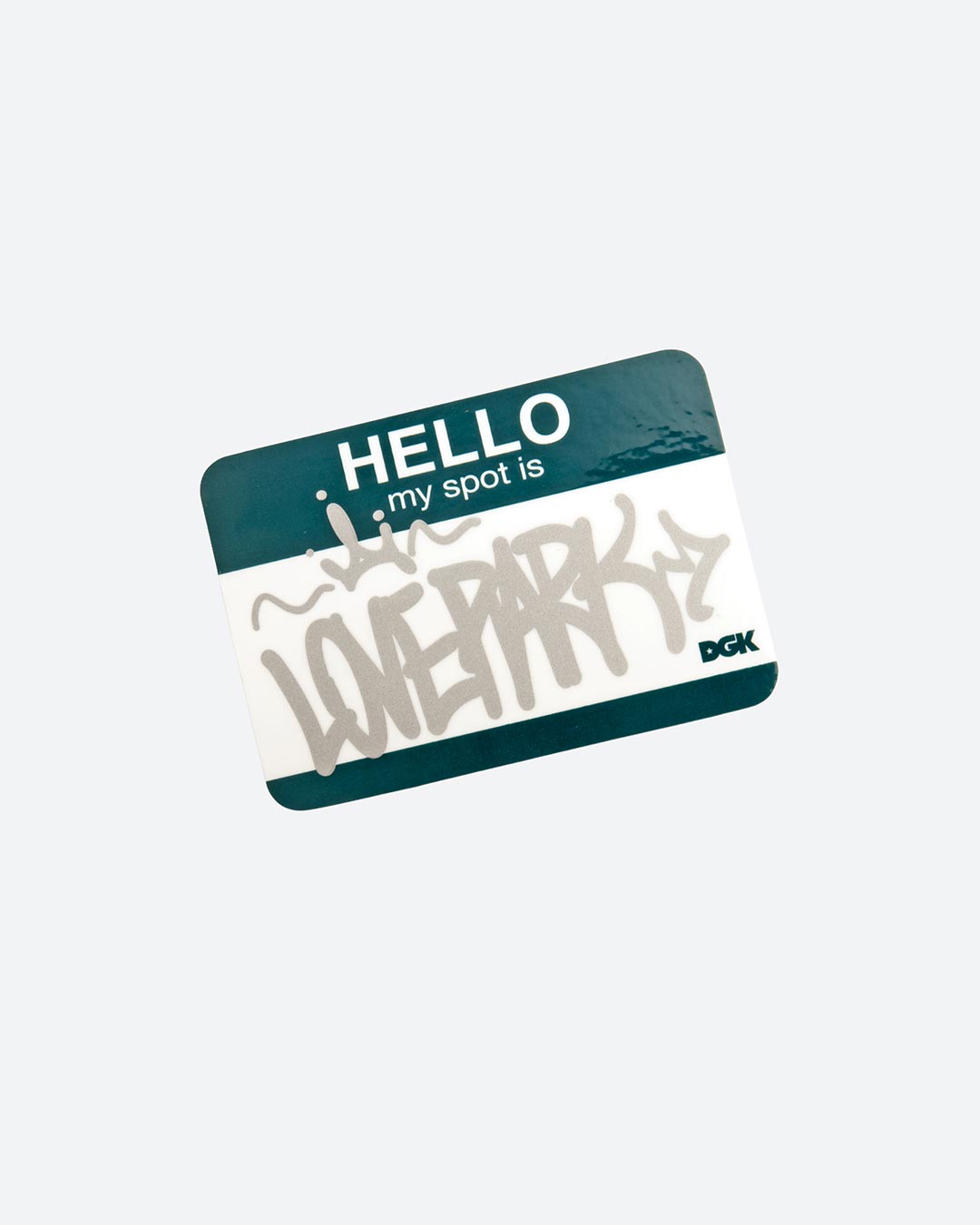 Hello My Spot Is Love Park Sticker– DGK®