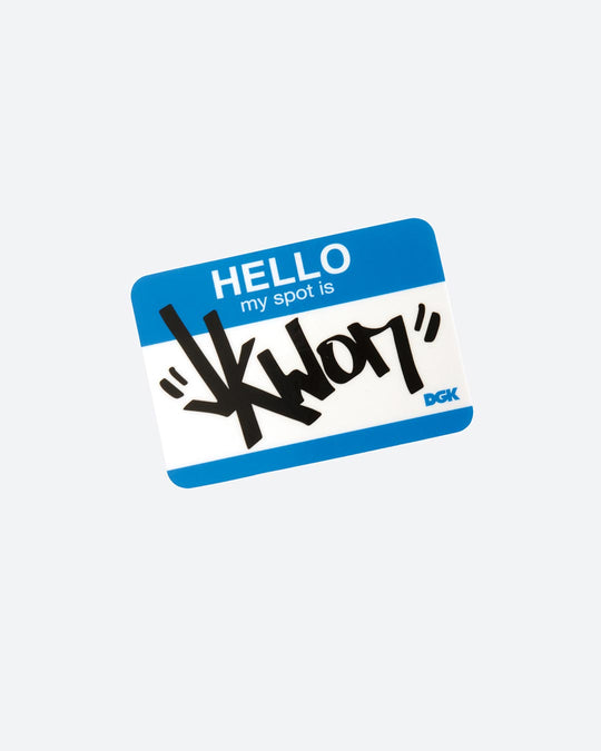 My Spot Is Jkwon Sticker