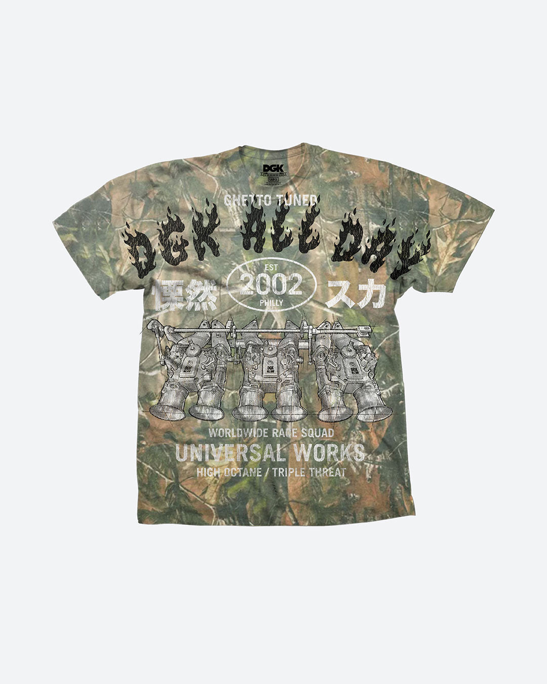 トップス archive deformation design shirt kakko Hakosuka Boxy T-Shirt– DGK®
