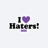 Haters Sticker