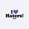 Haters Sticker