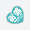 DGK X Kaido House Glitter Heart Sticker