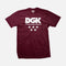 DGK All Star T-Shirt Burgundy