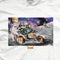 DGK Rover Youth T-Shirts-Two astronauts driving on the moon with money flying in their dust in space-White