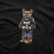 DGK Loot Youth T-Shirts-A dog standing on two legs holding money in a hoodie pants and some boots-Black