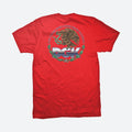 La Raza Tshirt-For those who come from nothing Bird with snake in its talons on DGK-Red
