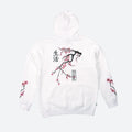 DGK Zen Hooded Fleece-DGK Logo on the front-Small DGK Logo on the hood-Dgk logo on the back with embroidered cherry blossom treeon back and sleeves and Japanese characters